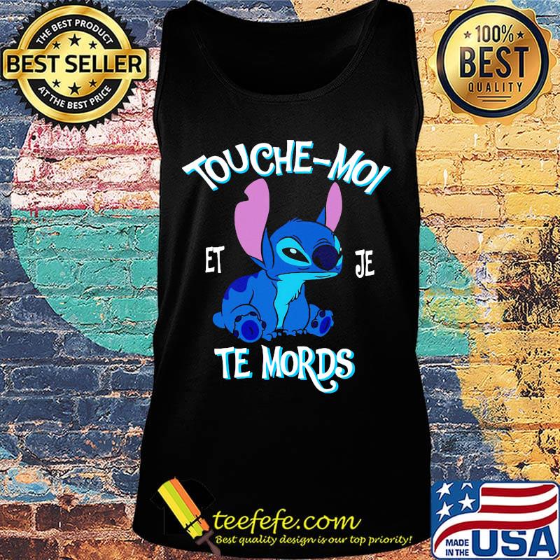 Disney stitch touche moi et je te mords s Tank top Disney stitch touche moi et je te mords s Tank top