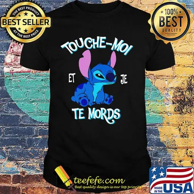 Disney stitch touche moi et je te mords shirt