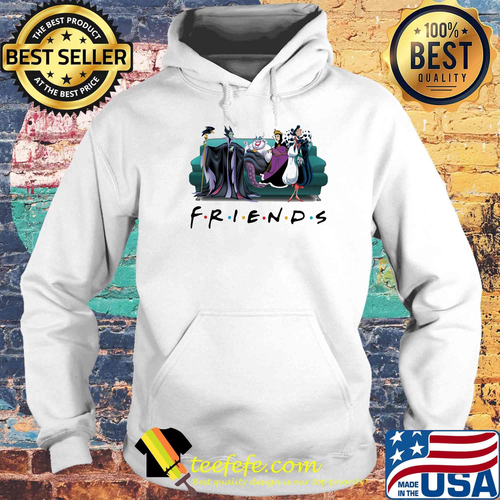 Disney villain characters friends s Hoodie Disney villain characters friends s Hoodie