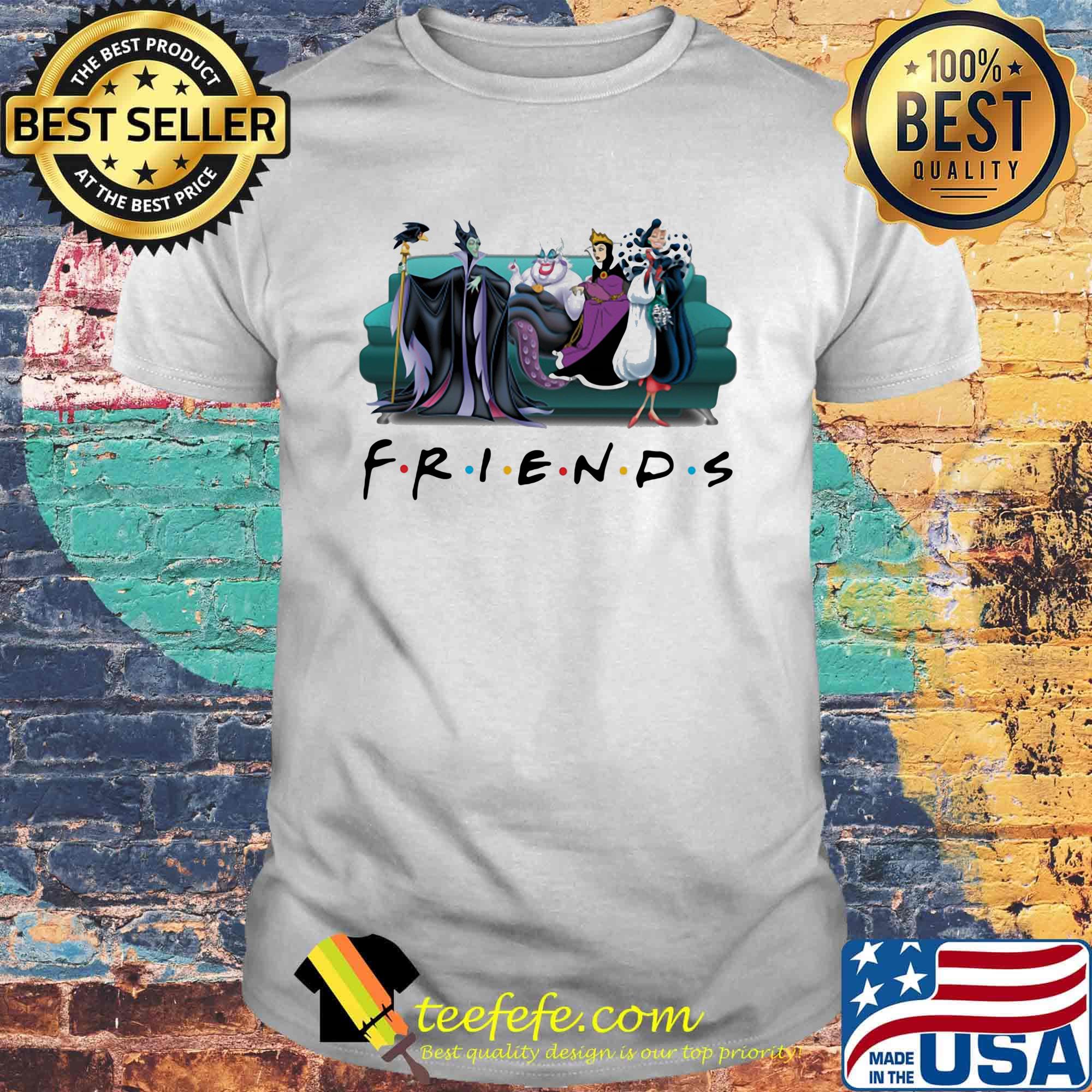 Disney villain characters friends shirt Disney villain characters friends shirt