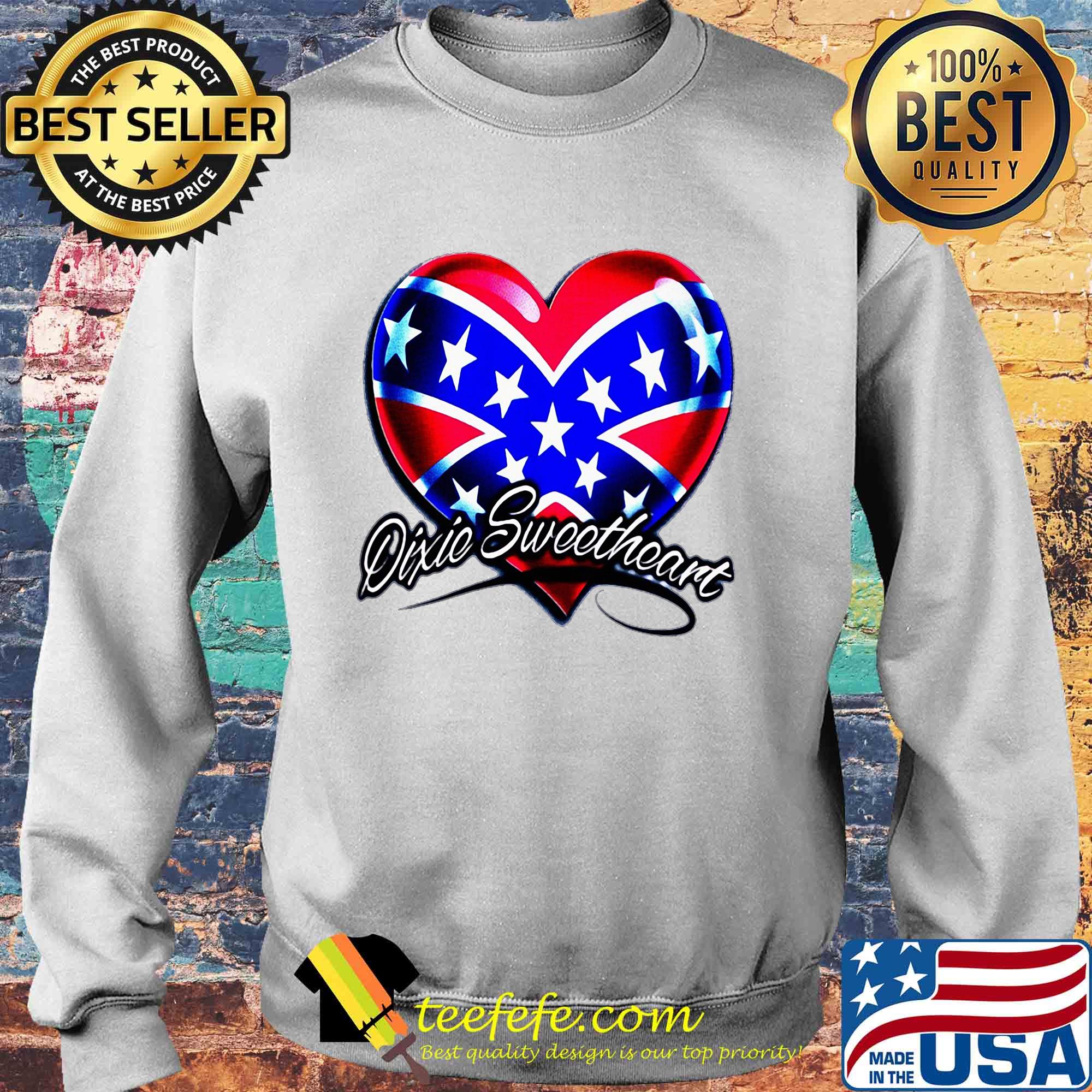 Dixic sweetheart heart american happy independence day s Sweater Dixic sweetheart heart american happy independence day s Sweater