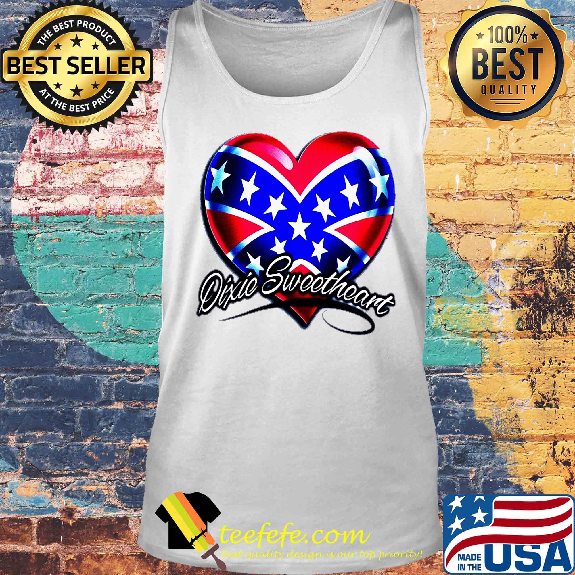 Dixic sweetheart heart american happy independence day s Tank top Dixic sweetheart heart american happy independence day s Tank top