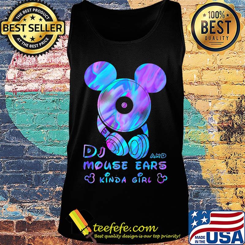 Dj and mouse ears kind girl s Tank top Dj and mouse ears kind girl s Tank top