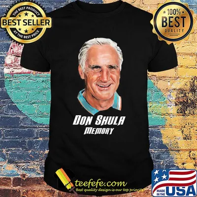 Don shula memory art shirt