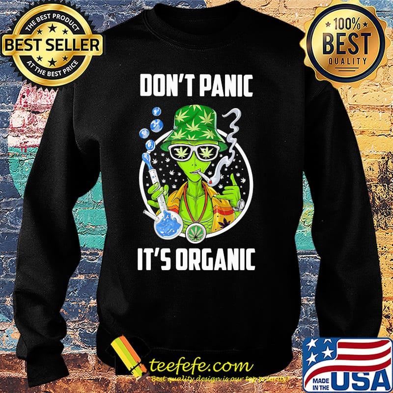 Don't Panic It's Organic Man Test Tube Smoking Hat Weed Shirt Sweater Don't Panic It's Organic Man Test Tube Smoking Hat Weed Shirt Sweater