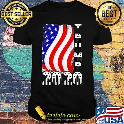 Donald trump 2020 american flag happy independence day shirt