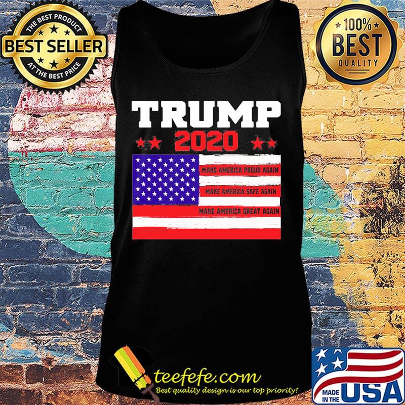 Donald trump 2020 make america proud again make america safe again make america great again flag independence day s Tank top Donald trump 2020 make america proud again make america safe again make america great again flag independence day s Tank top