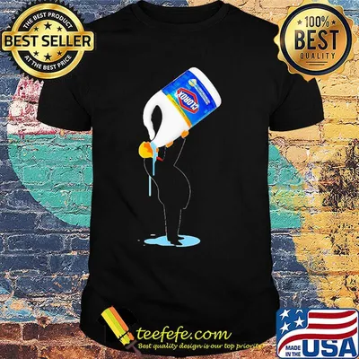 Donald Trump black water clorox shirt
