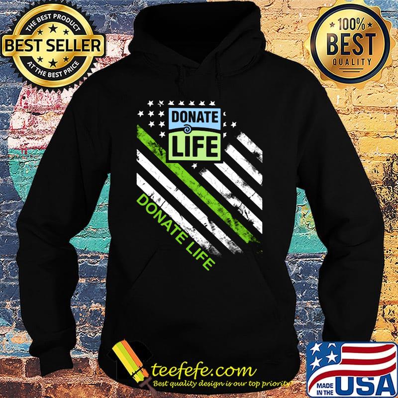 Donate life logo american flag happy independence day s Hoodie Donate life logo american flag happy independence day s Hoodie