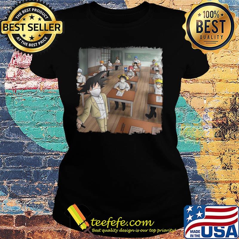 Dragon ball 7 classroom characters anime s Ladies tee Dragon ball 7 classroom characters anime s Ladies tee