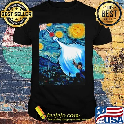 Dragon ball 7 donald trump starry night shirt