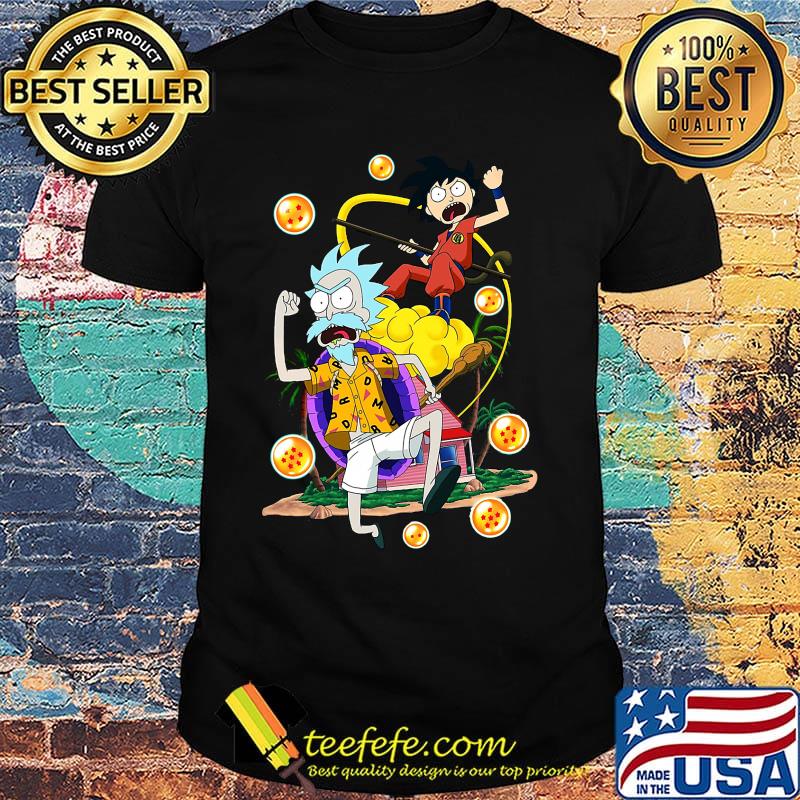 Dragon ball 7 rick and morty shirt