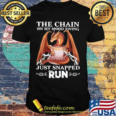 Dragon the chain on my mood swing just snapped run shirt