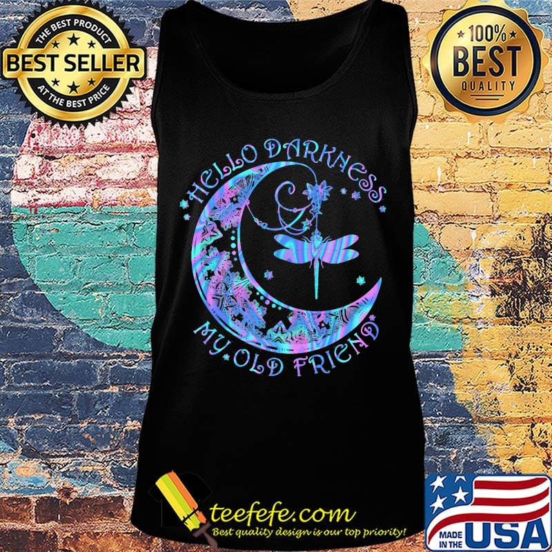 Dragonfly moon hello darkness my old friend s Tank top Dragonfly moon hello darkness my old friend s Tank top