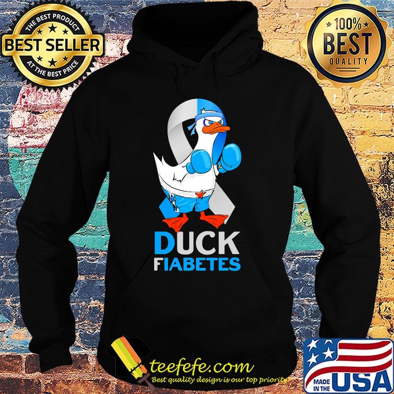 Duck boxing fiabetes awareness s Hoodie Duck boxing fiabetes awareness s Hoodie