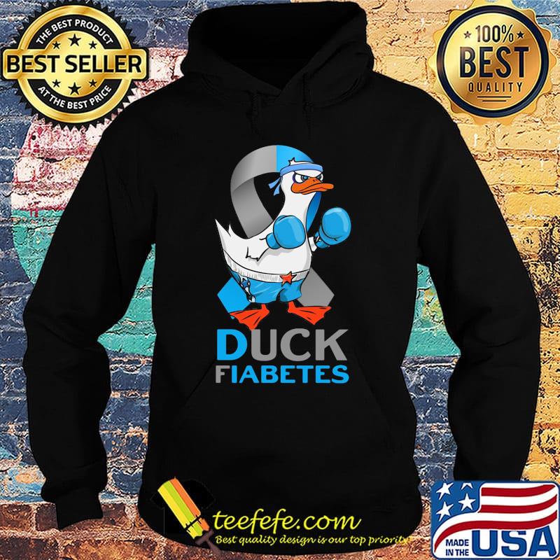 Duck fiabetes cancer awareness s Hoodie Duck fiabetes cancer awareness s Hoodie