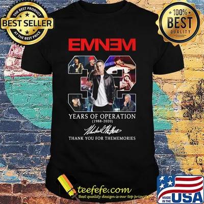 Emnen 32 years of 1988 2020 thank you for the memories signatures shirt