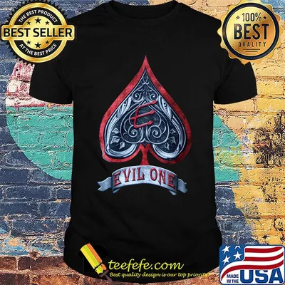 Engraved Spade Evil One shirt