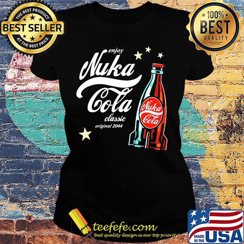 Enjoy nuka cola classic original 2044 stars s Ladies tee Enjoy nuka cola classic original 2044 stars s Ladies tee