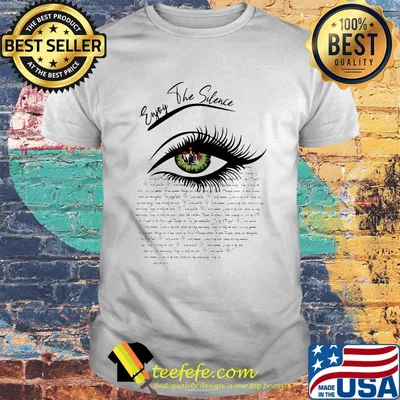 Enjoy the silence depeche mode eyes shirt