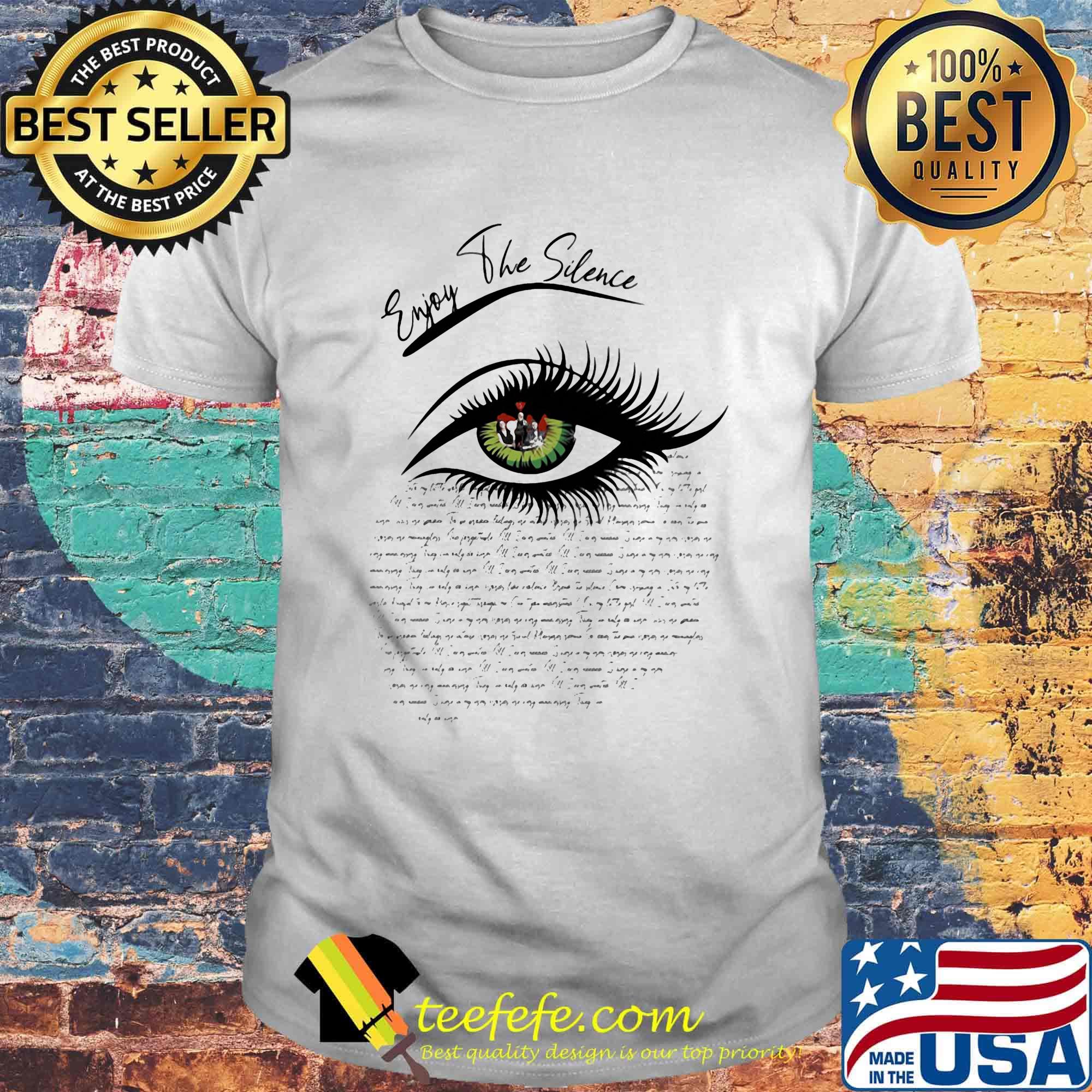 Enjoy the silence depeche mode eyes shirt Enjoy the silence depeche mode eyes shirt