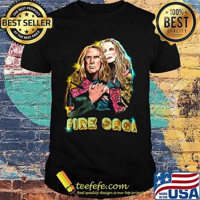 Eurovision iceland fire saga lars and sigrit ferrell shirt