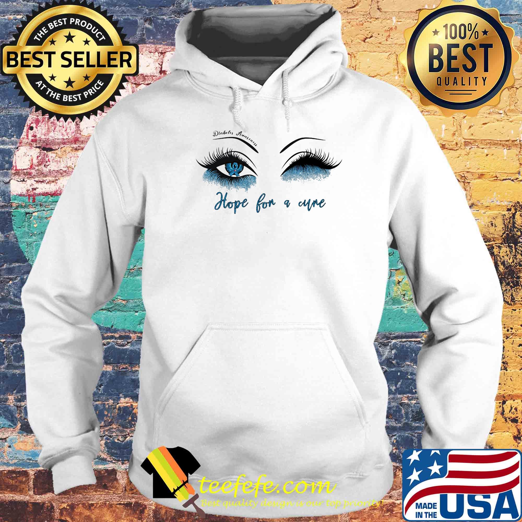 Eyes diabetes awareness hope for a cure s Hoodie Eyes diabetes awareness hope for a cure s Hoodie