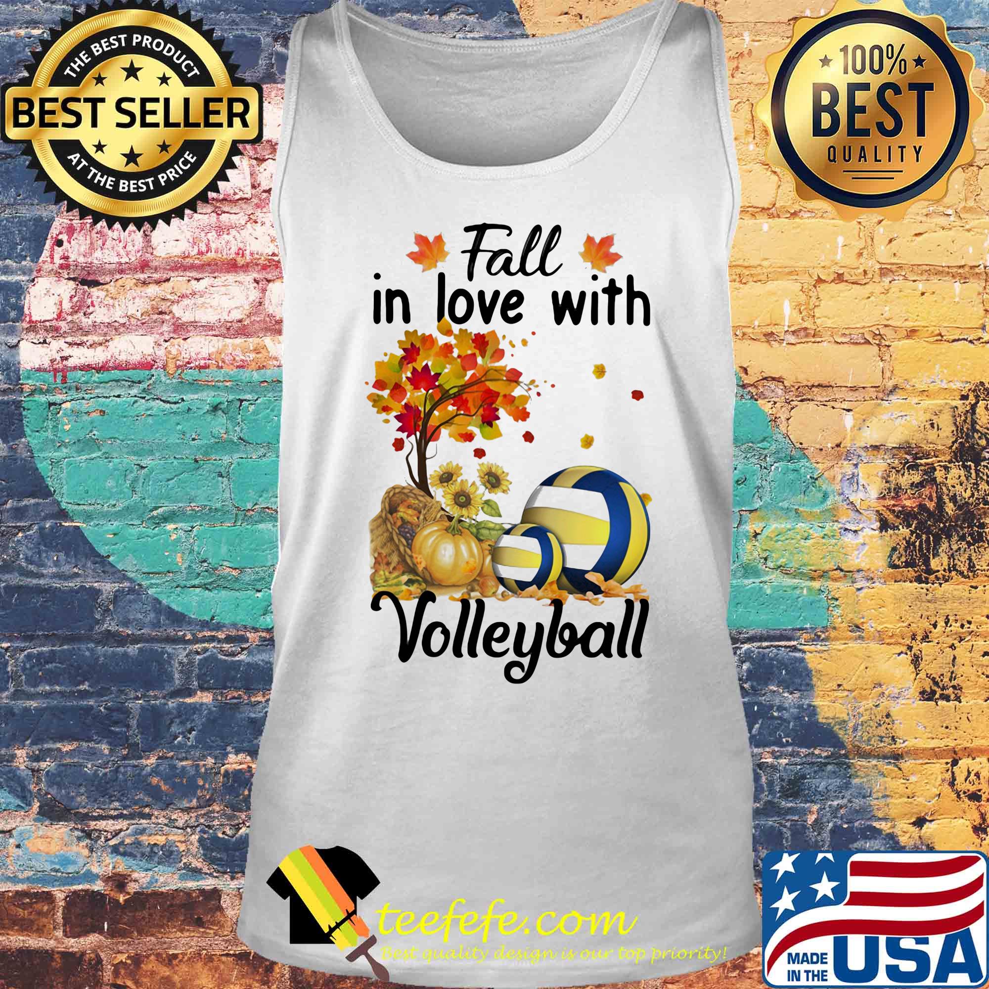 Fall in love with volleyball s Tank top Fall in love with volleyball s Tank top