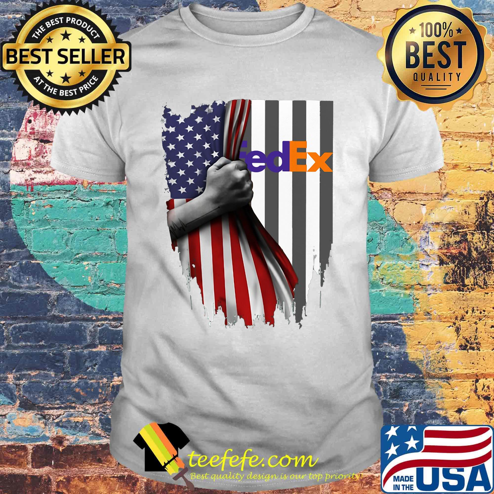 Fedex american flag 4th of july independence day shirt