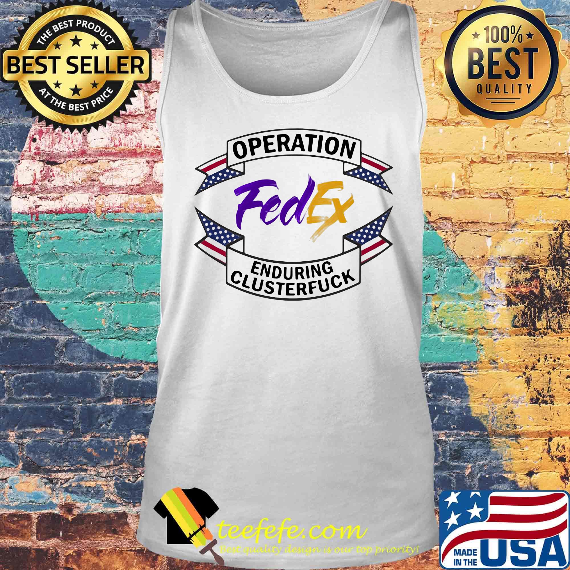 Fedex operation enduring clusterfuck logo s Tank top Fedex operation enduring clusterfuck logo s Tank top