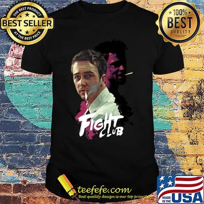 Fight club the narrator tyler durden art shirt
