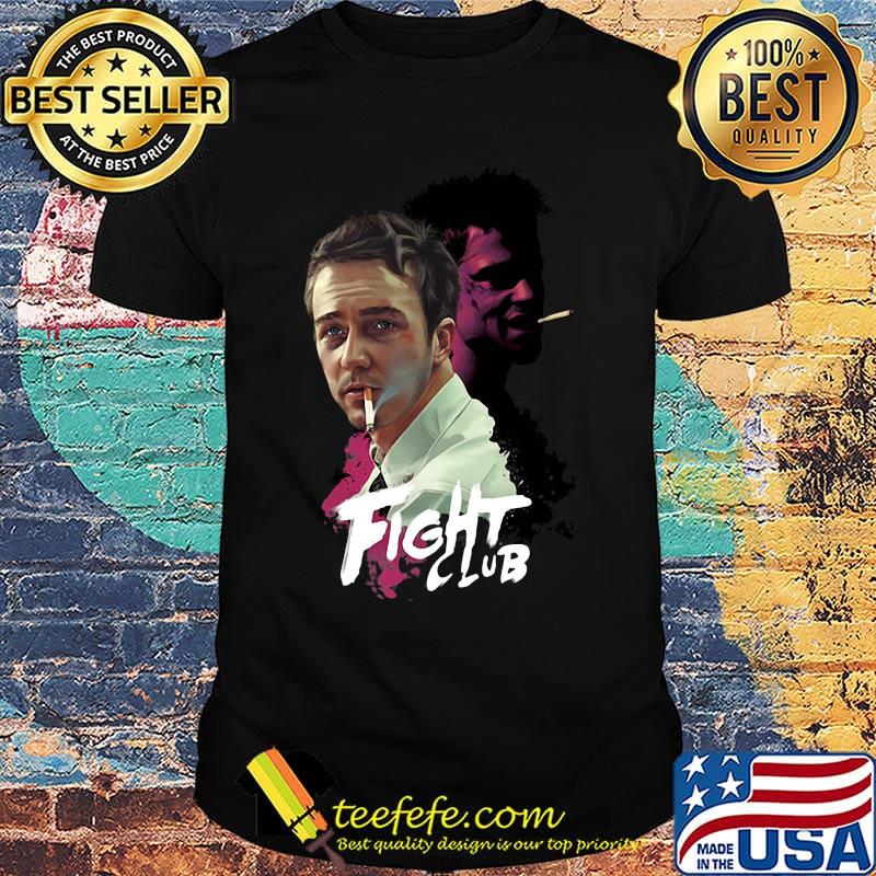 Fight club the narrator tyler durden art shirt
