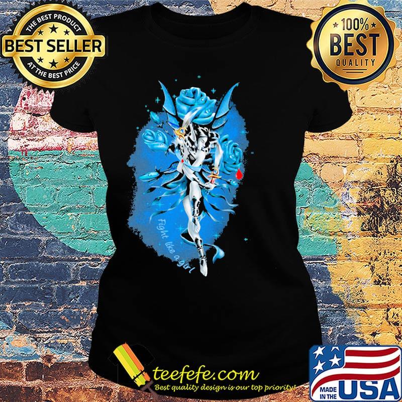 Fight like a girl roses s Ladies tee Fight like a girl roses s Ladies tee