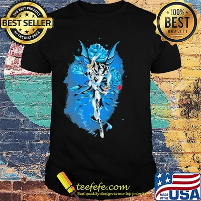 Fight like a girl roses shirt