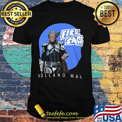 Fire saga volcano man ferrell and mcadams shirt
