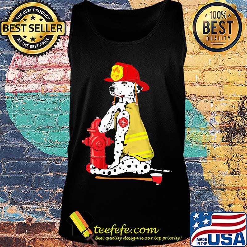 Firefighter Dalmatian Tattoo Logo Firefighter s Tank top Firefighter Dalmatian Tattoo Logo Firefighter s Tank top