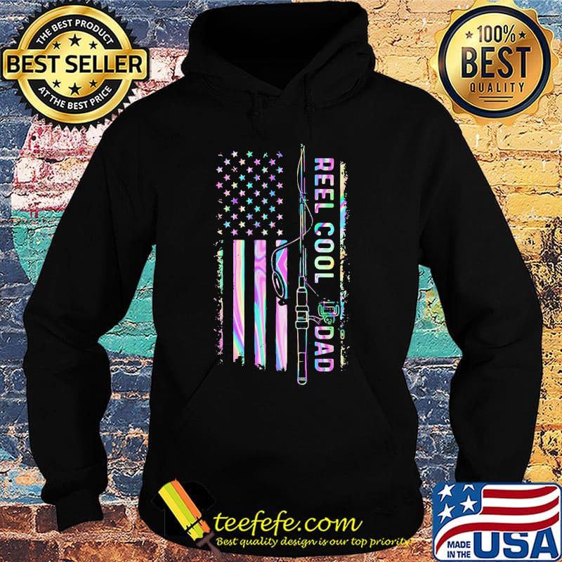 Fishing reel cool dad american flag independence day s Hoodie Fishing reel cool dad american flag independence day s Hoodie