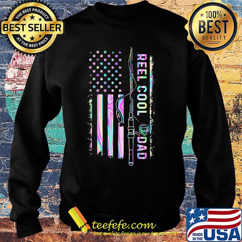 Fishing reel cool dad american flag independence day s Sweater Fishing reel cool dad american flag independence day s Sweater