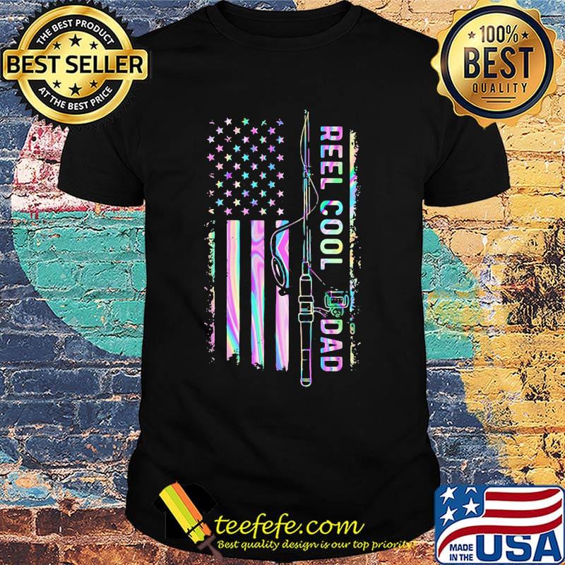 Fishing reel cool dad american flag independence day shirt Fishing reel cool dad american flag independence day shirt