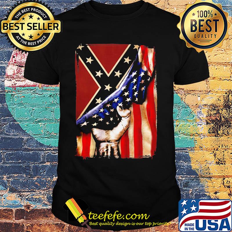Flag american and dixieland shirt Flag american and dixieland shirt