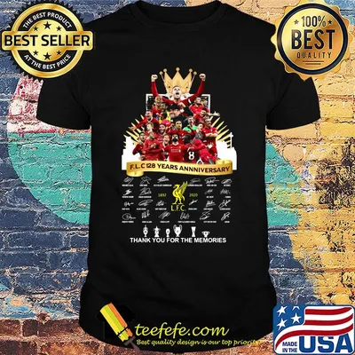 Flc 128th anniversary 1892 2020 thank you for memories signatures shirt