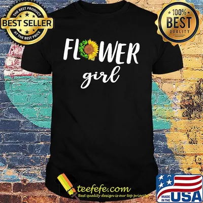 Flower Girl Cannabis And Sunflower Shirt