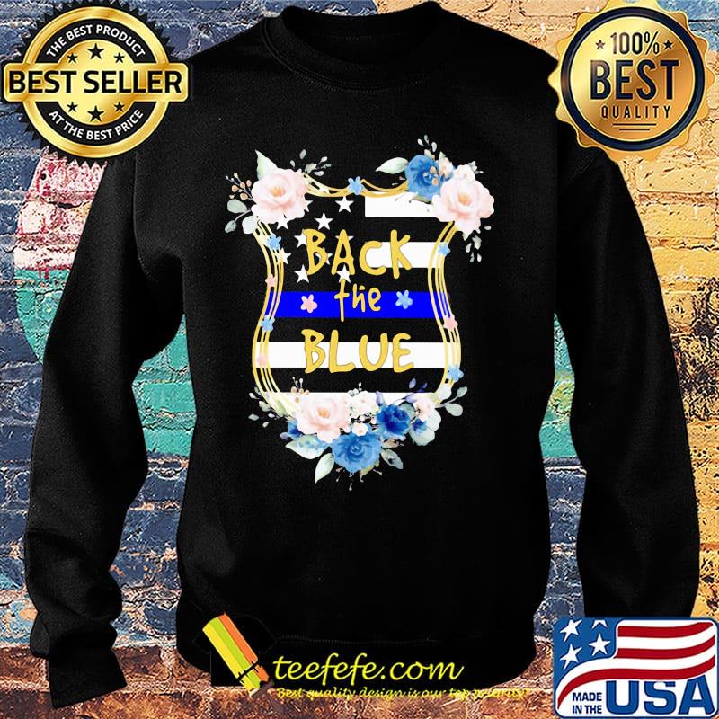 Flower independence day back the blue s Sweater Flower independence day back the blue s Sweater