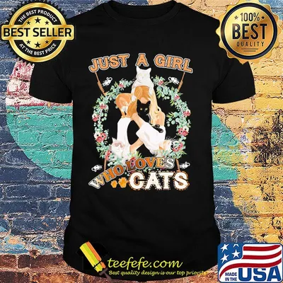 Flower just a cat who loves cats shirt