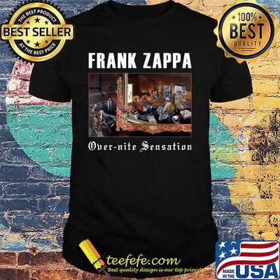 Frank zappa overnight sensation album music shirt