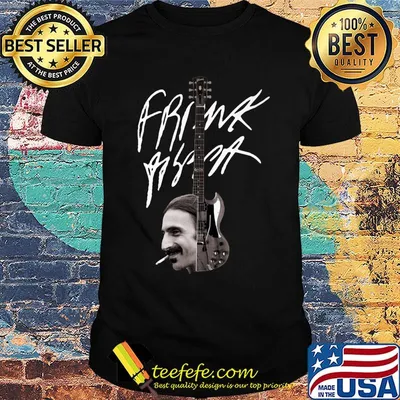 Frank zappa signature guitarist shirt