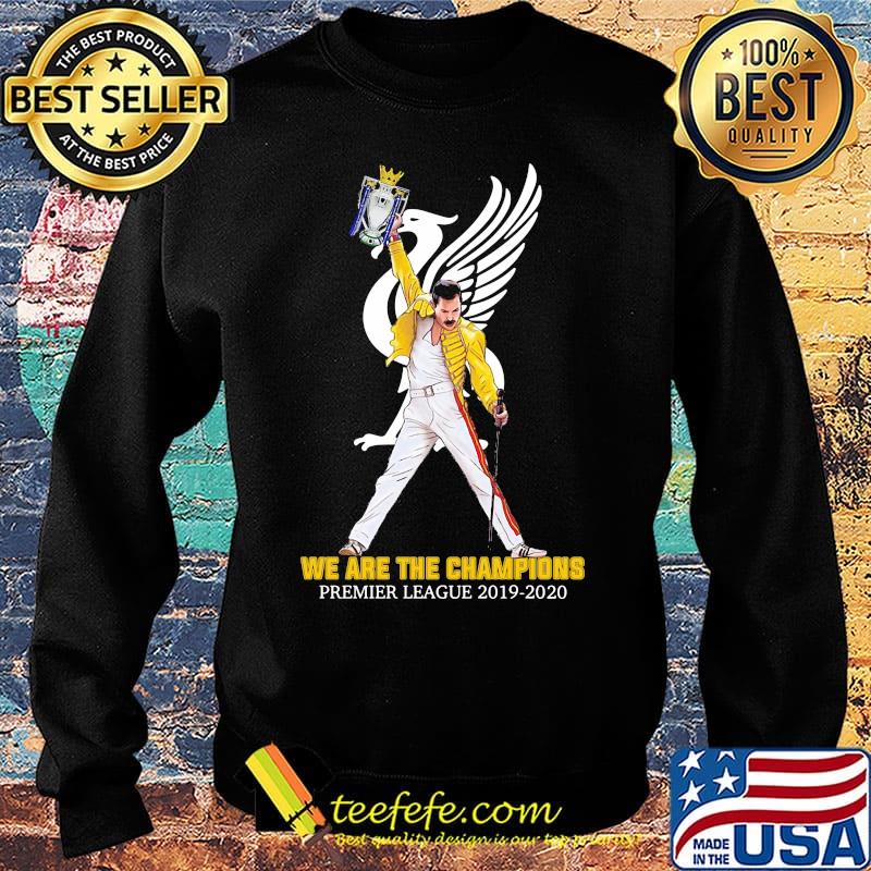 Freddie Mercury We are the champions premier league 2019-2020 s Sweater Freddie Mercury We are the champions premier league 2019-2020 s Sweater