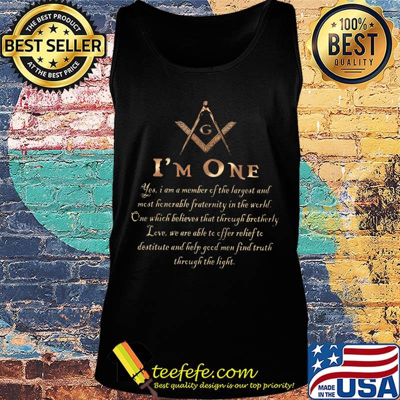 Freemasonry symbol Square and Compasses I'm One s Tank top Freemasonry symbol Square and Compasses I'm One s Tank top