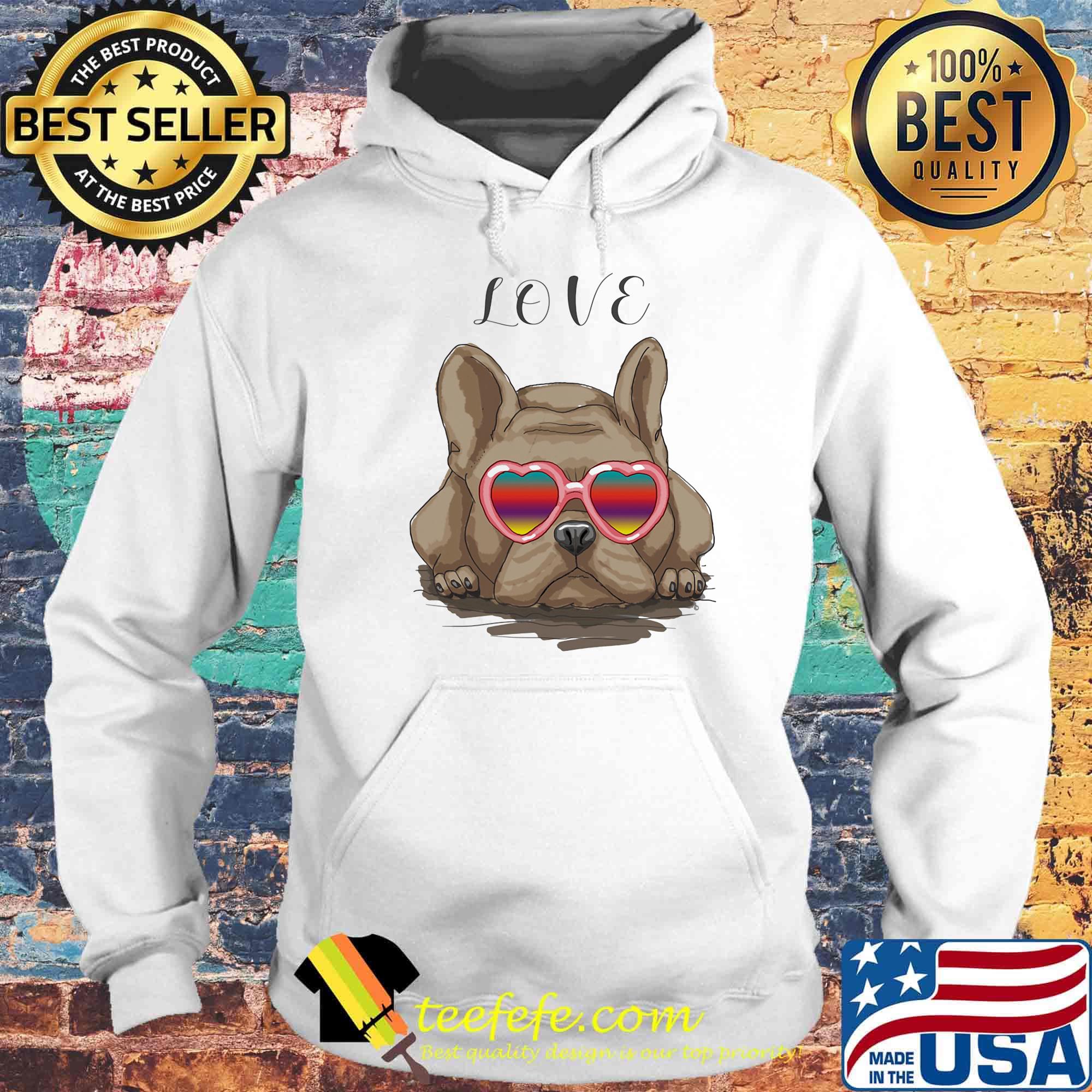 Frenchie Glasses Relax Love Shirt Hoodie Frenchie Glasses Relax Love Shirt Hoodie