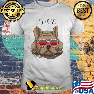 Frenchie Glasses Relax Love Shirt